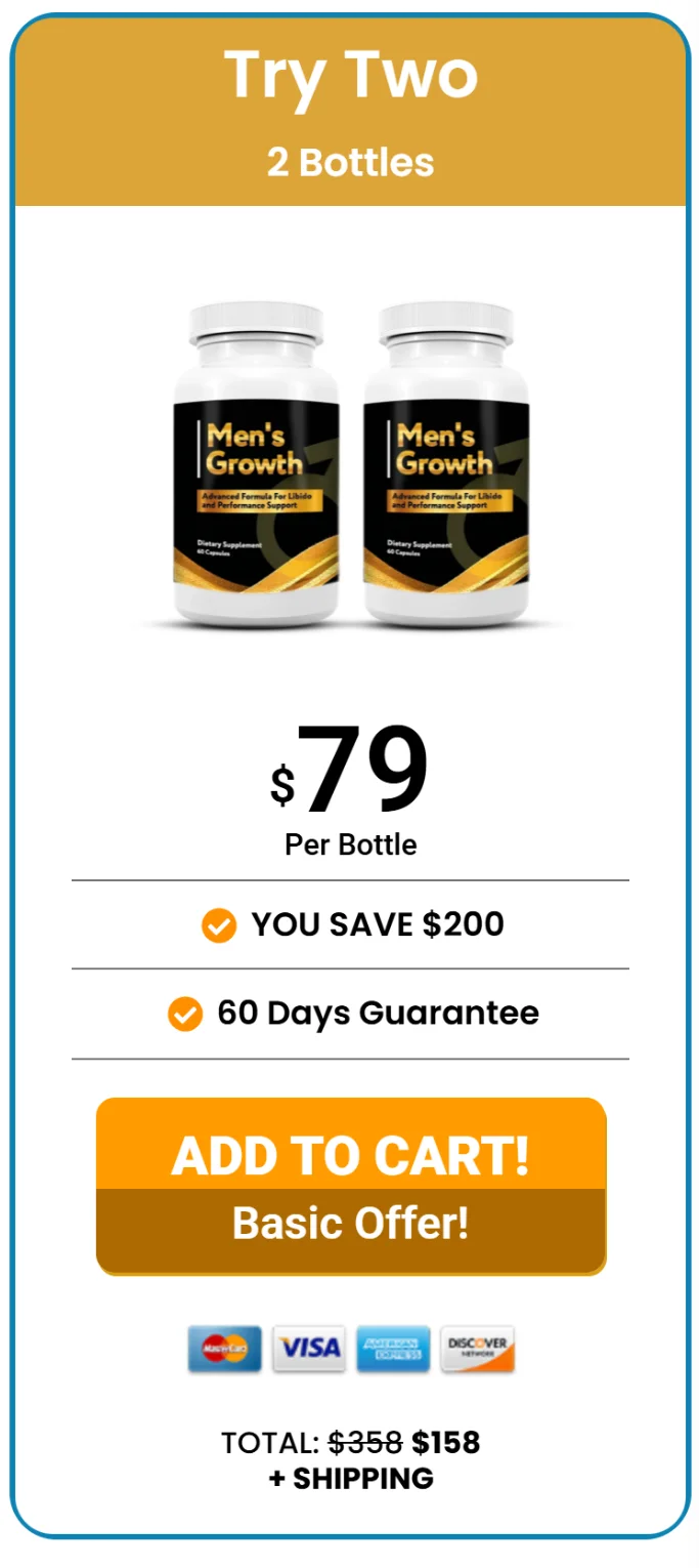 buy Men's Growth 1 bottle now
